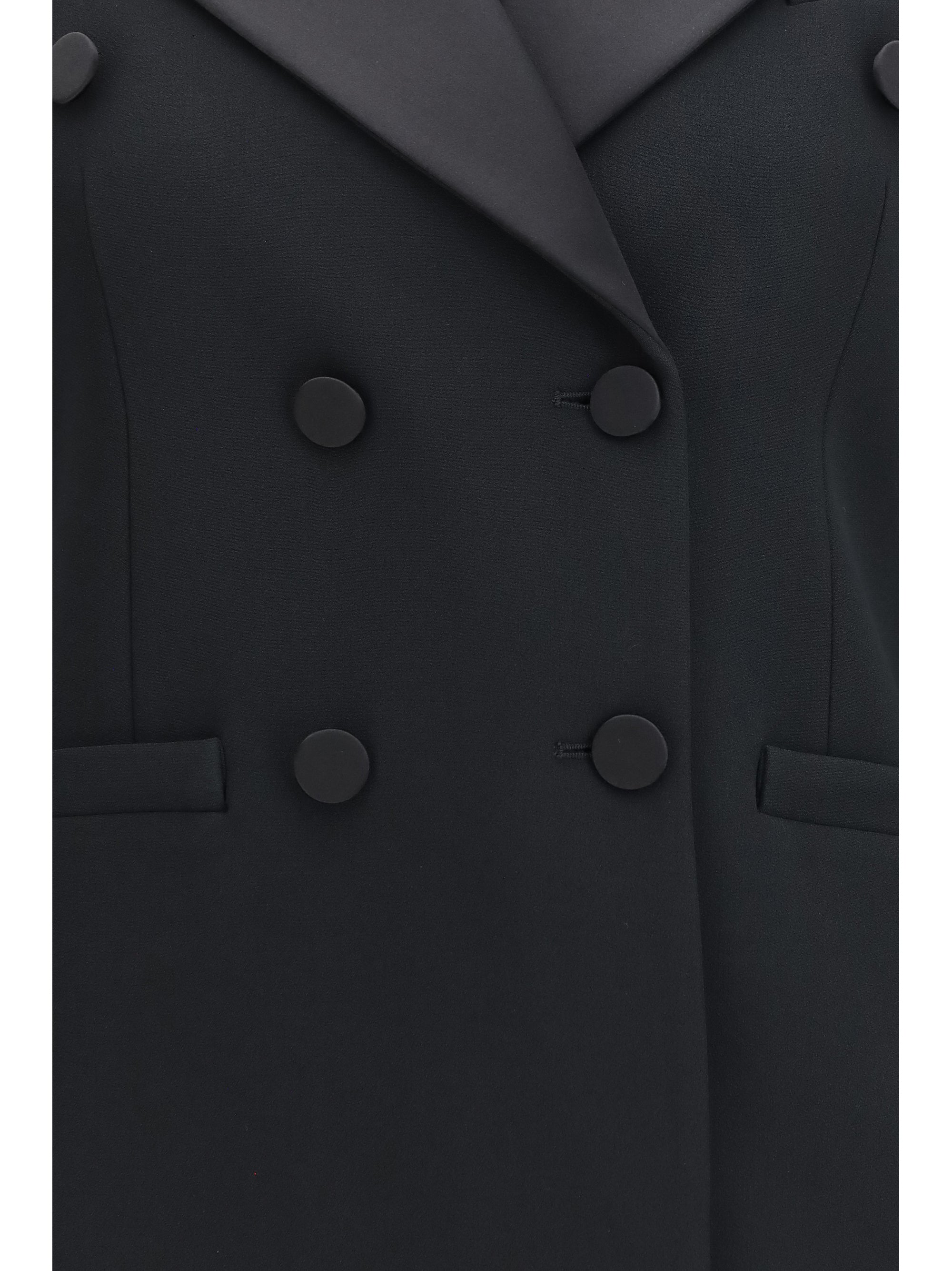 double-breasted tuxedo jacket
