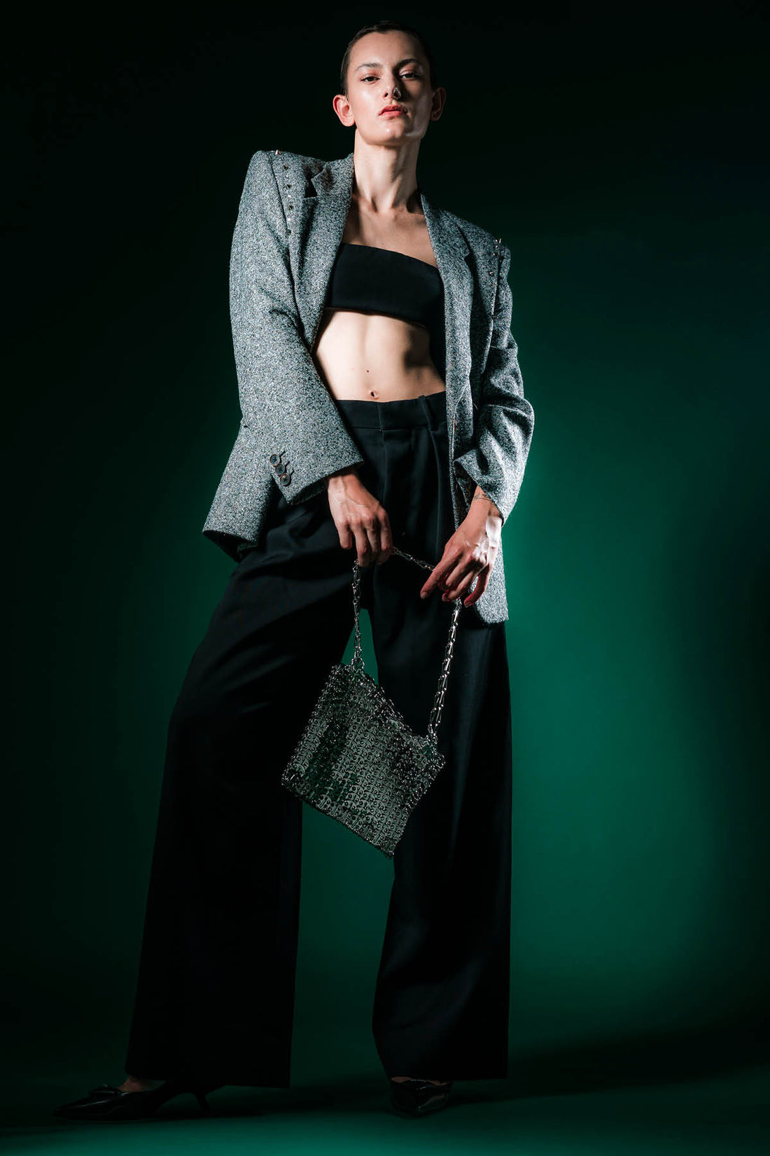 RABANNE OS 1969 nano shoulder bag