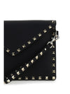 rockstud pouch in leather