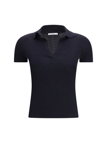 MAX MARA S albero wool polo shirt