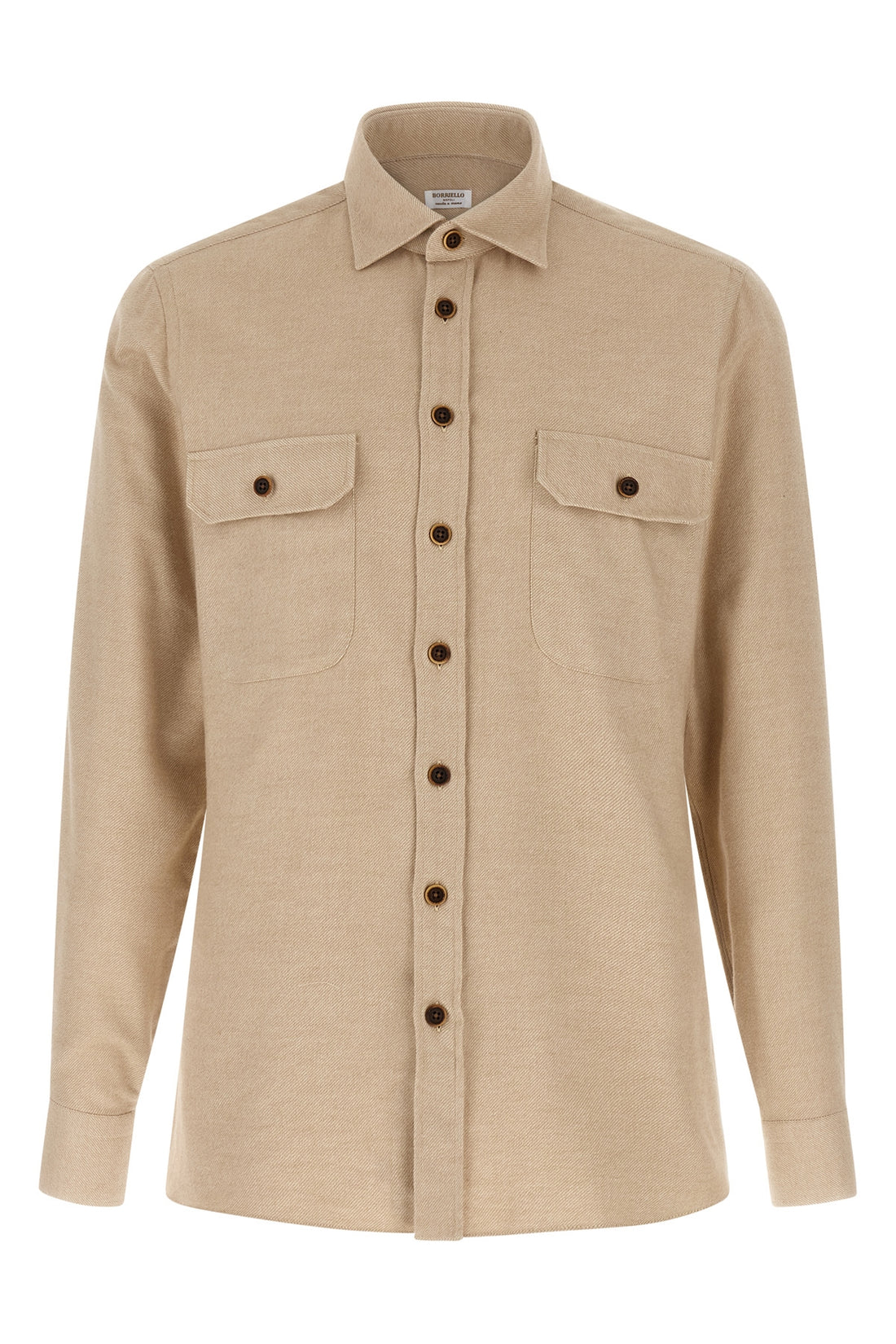 BORRIELLO M cotton flannel shirt
