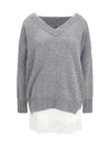 knit dress with slip