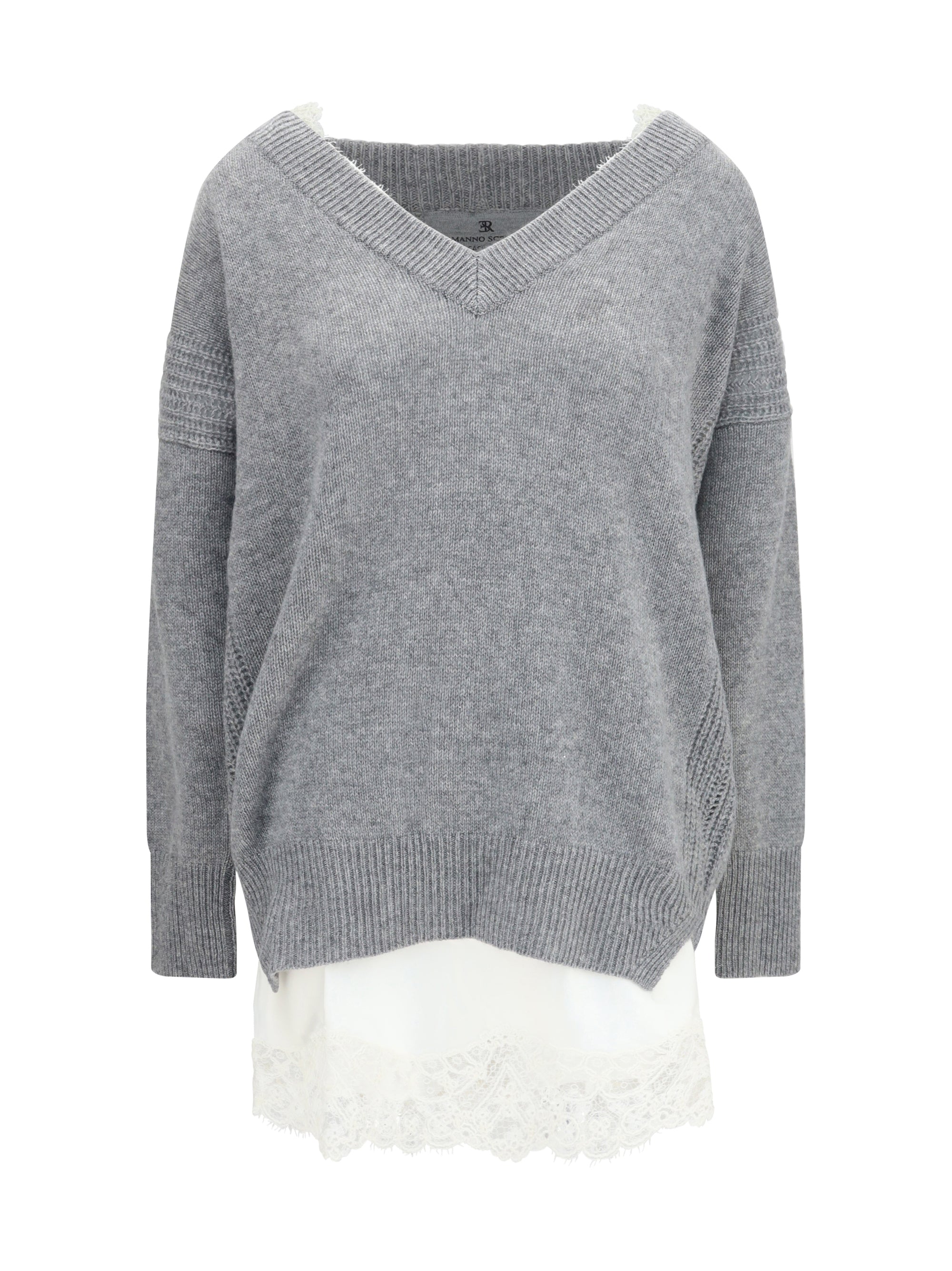 knit dress with slip