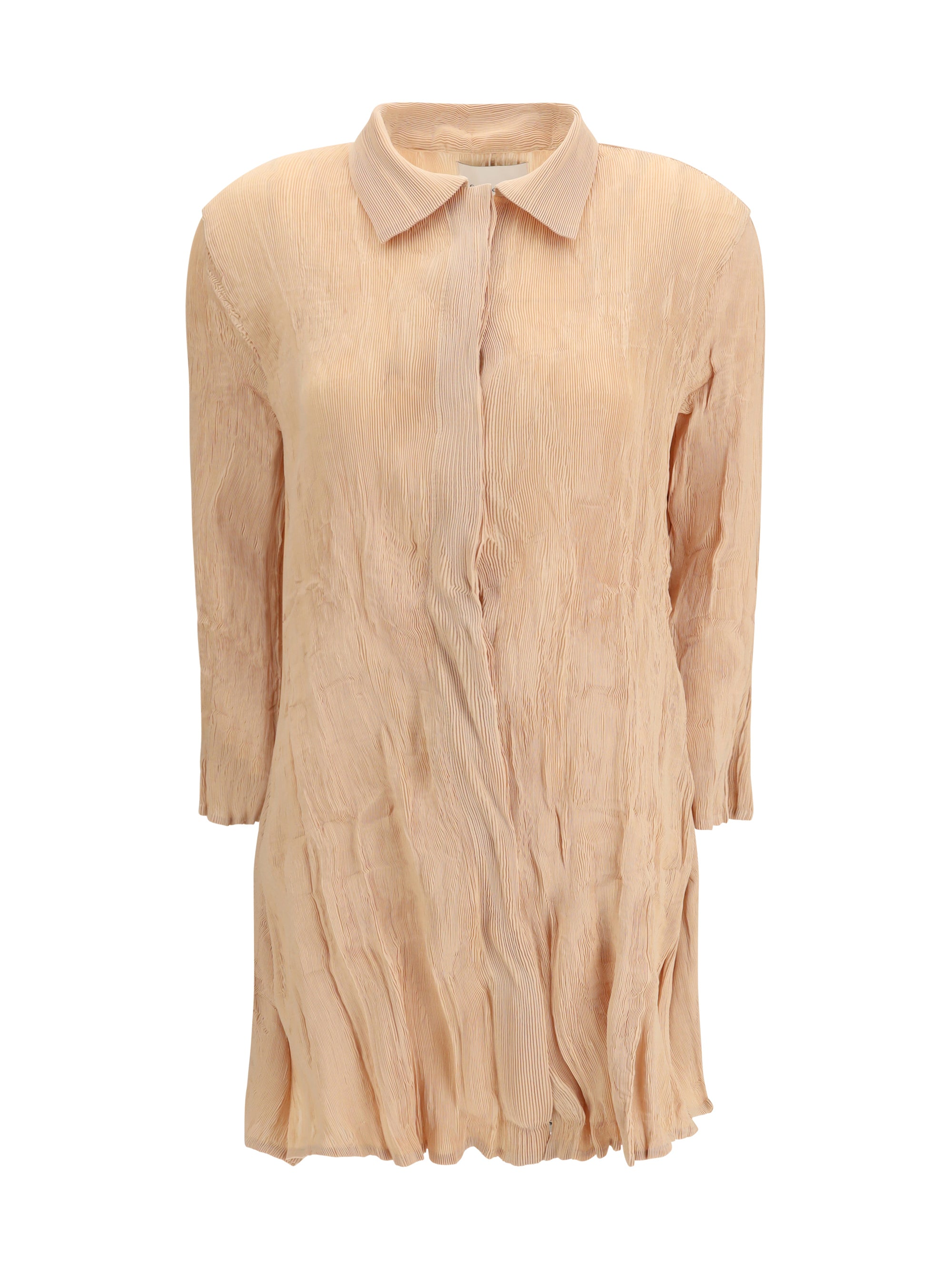 wavy shirt dress