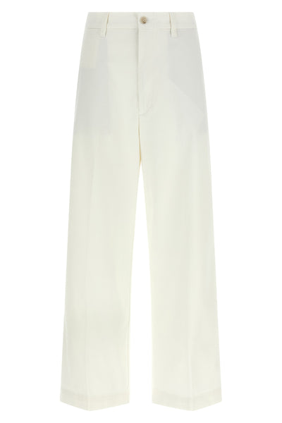 stretch cotton twill pants