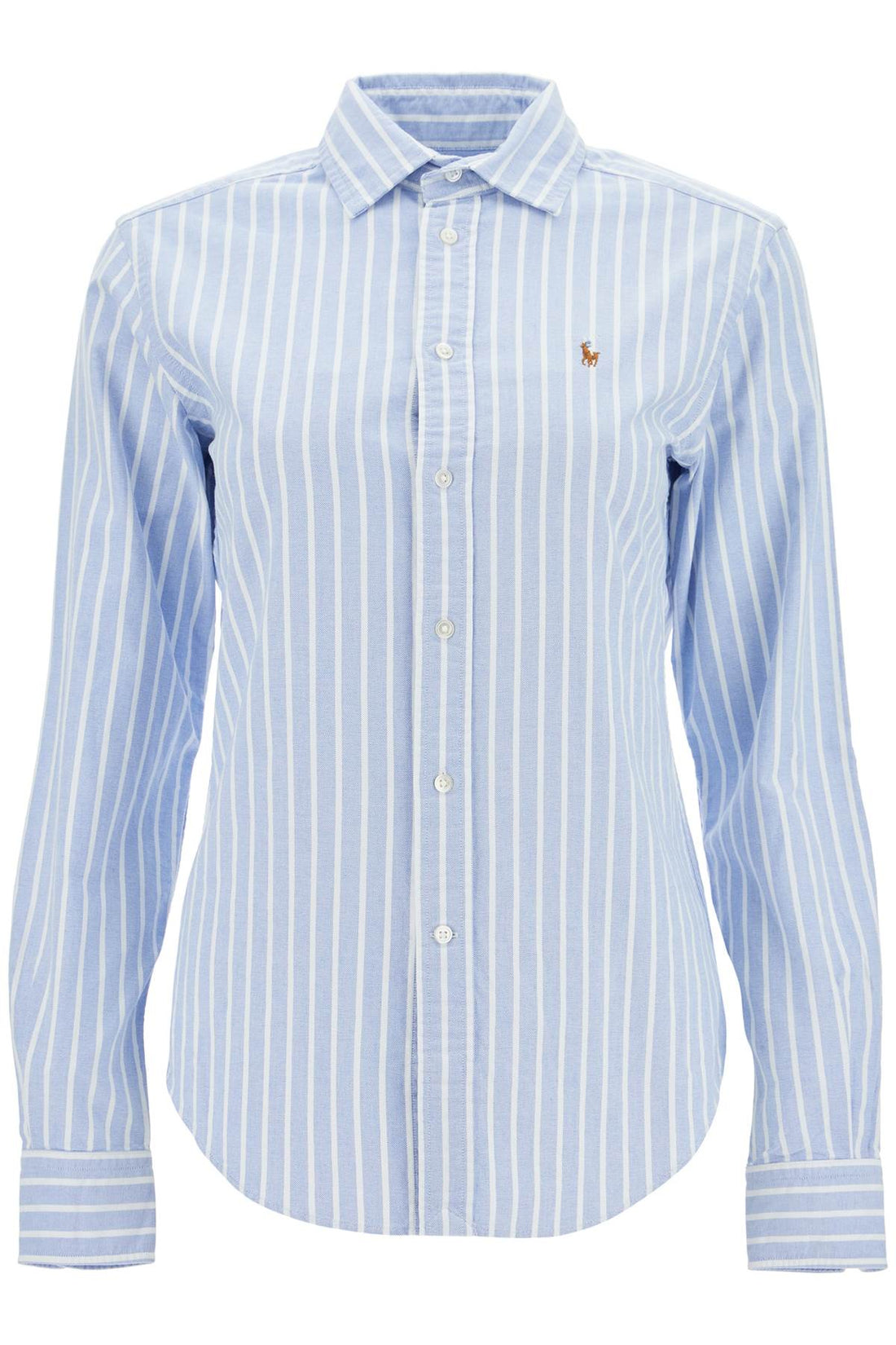 striped oxford shirt for men