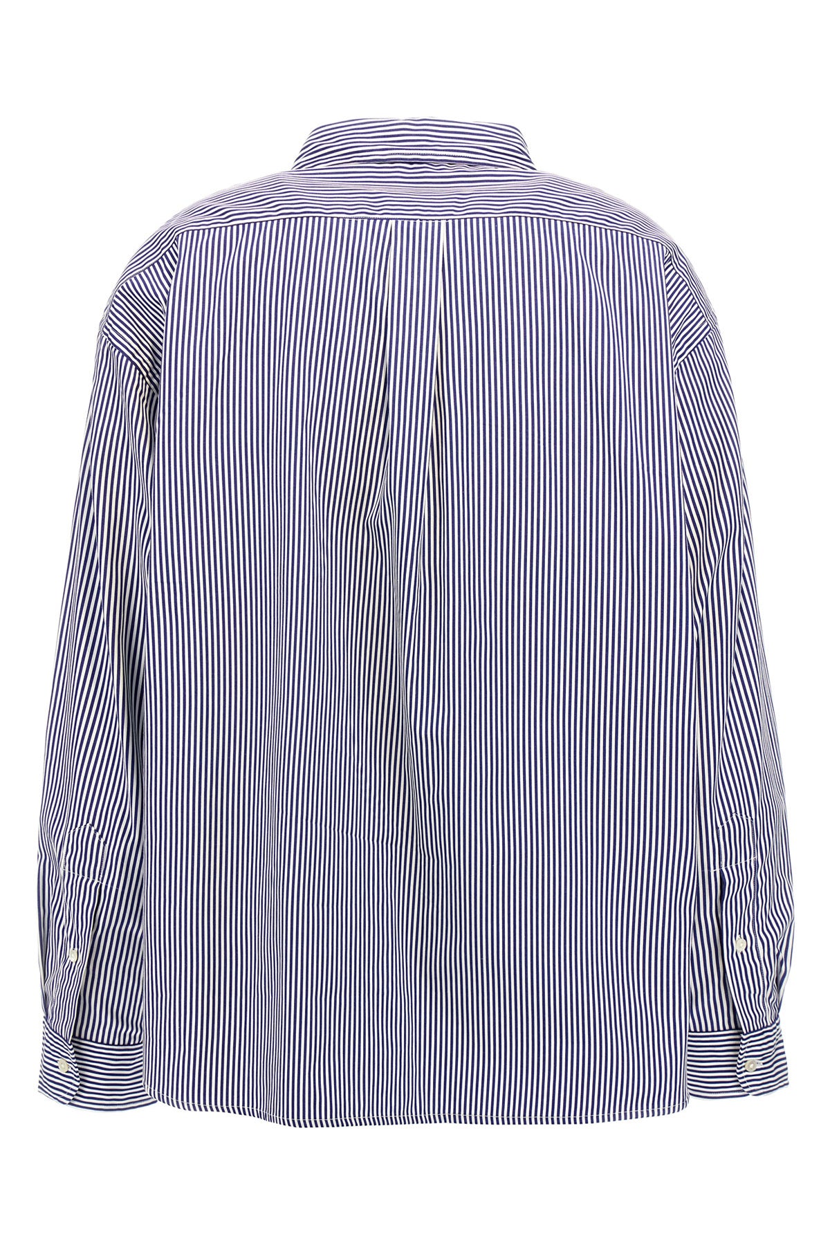 striped cotton poplin shirt