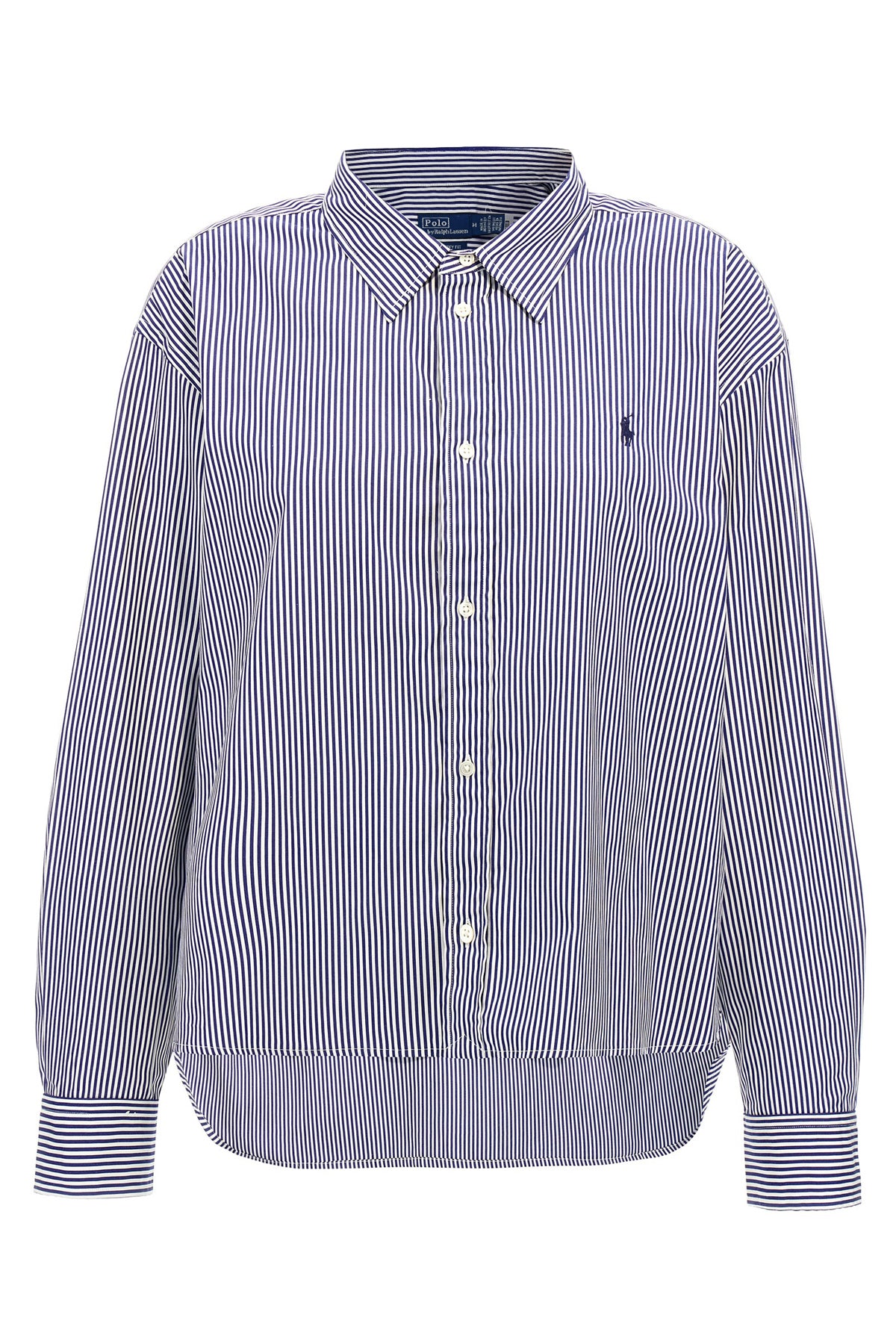 striped cotton poplin shirt