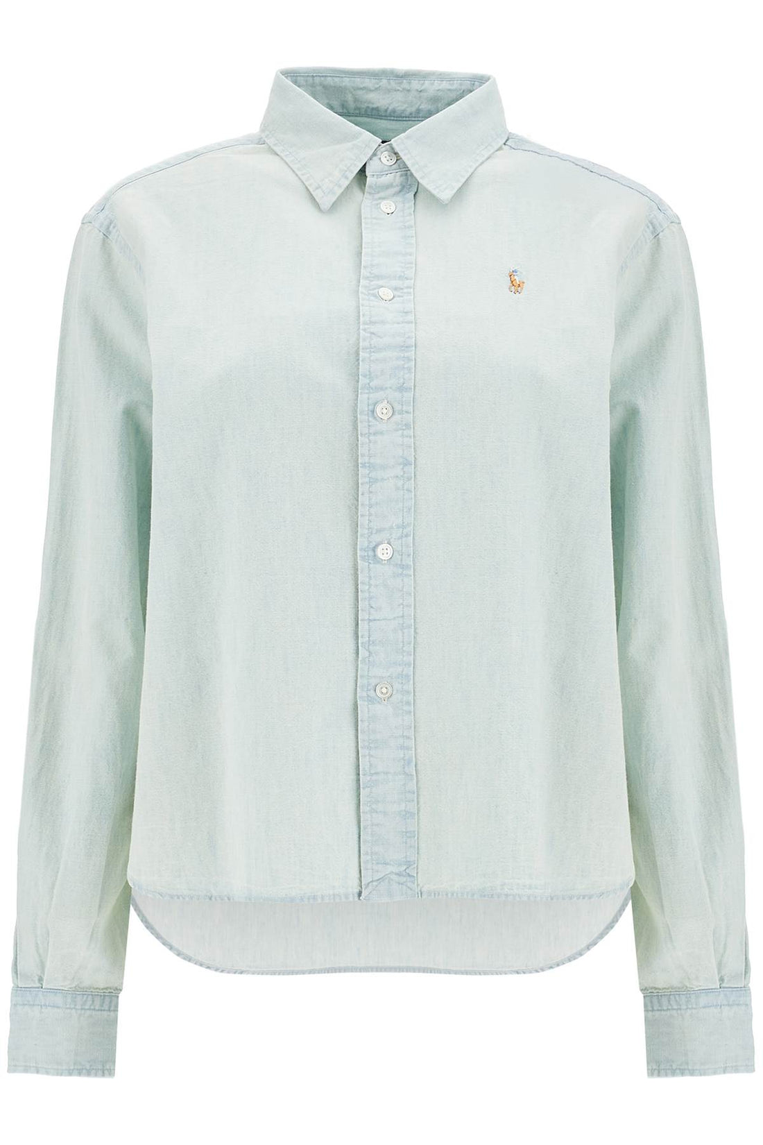 boxy fit chambray shirt