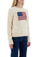 "cotton pullover with flag design