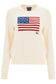 "cotton pullover with flag design