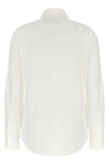 stretch cotton button-down shirt