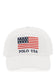 baseball cap in twill with embroidered flag