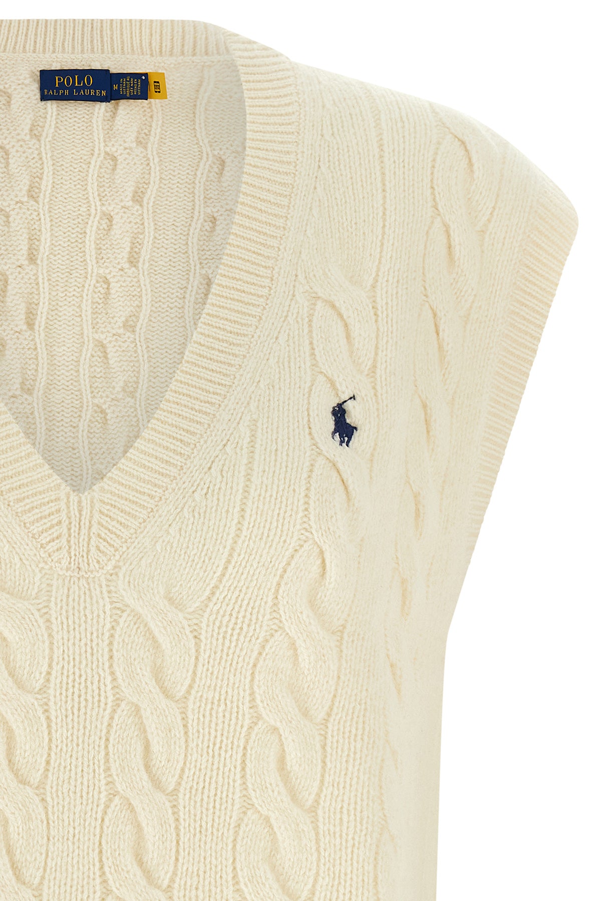 polo ralph lauren vest reinterprets the classic codes of knitwear through a soph