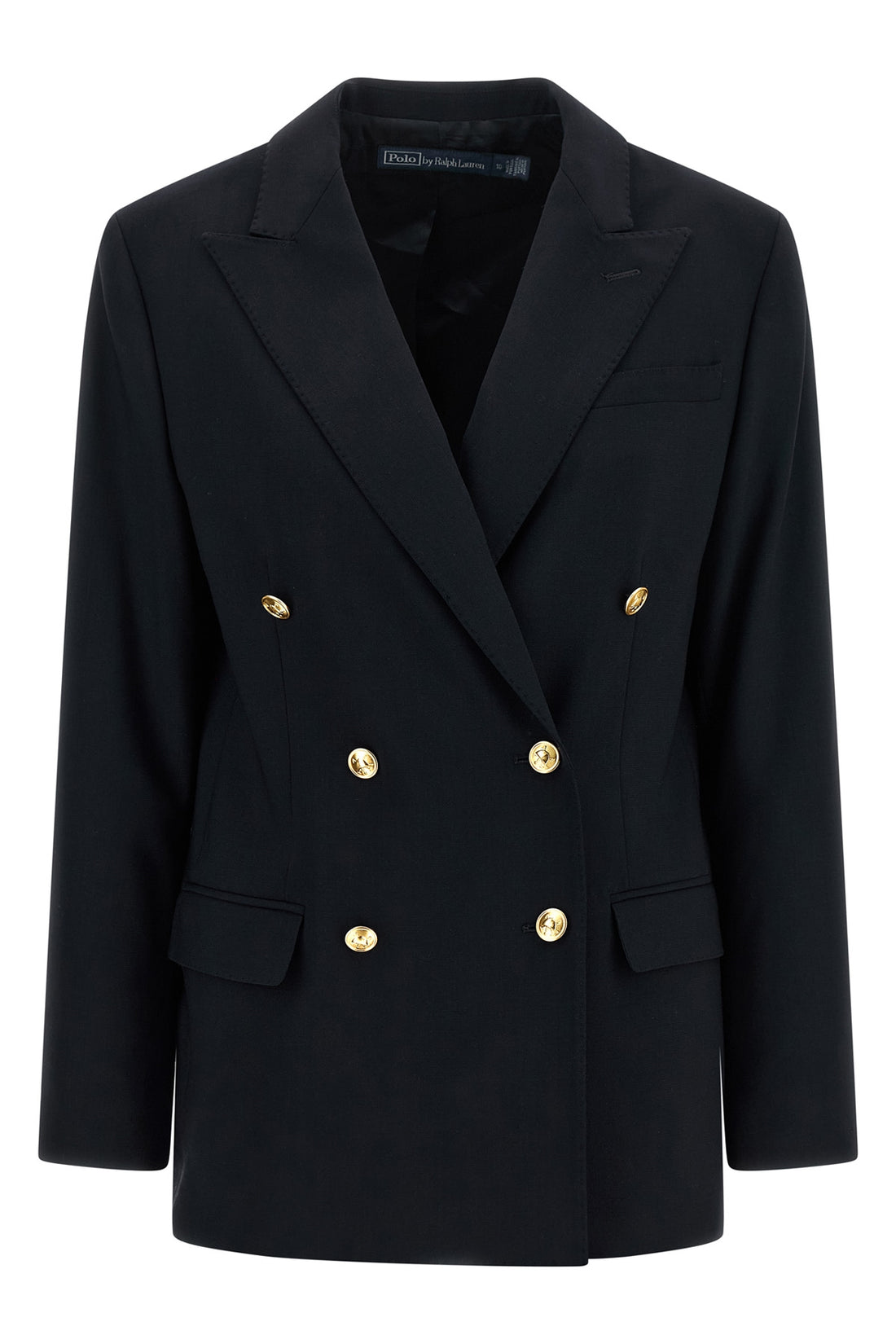 POLO RALPH LAUREN 10 double-breasted stretch wool crêpe blazer