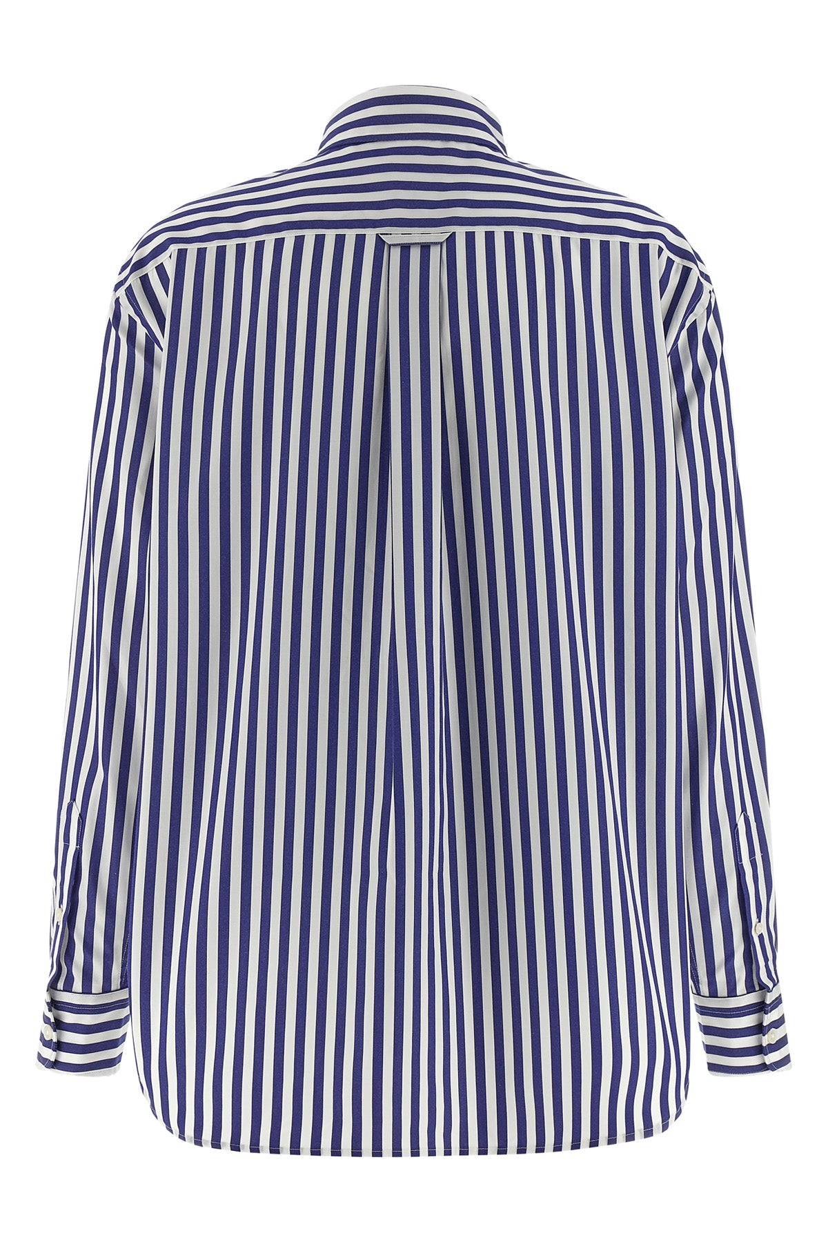 striped cotton poplin shirt
