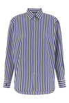 striped cotton poplin shirt