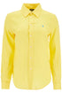 long sleeve linen shirt yellow