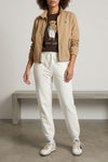 joggers in brushed cotton terrycloth