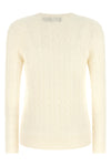 the kimberly sweater features a classic v-neck model defined by meticulous bra