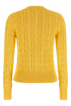 cardigan in pure cotton braided