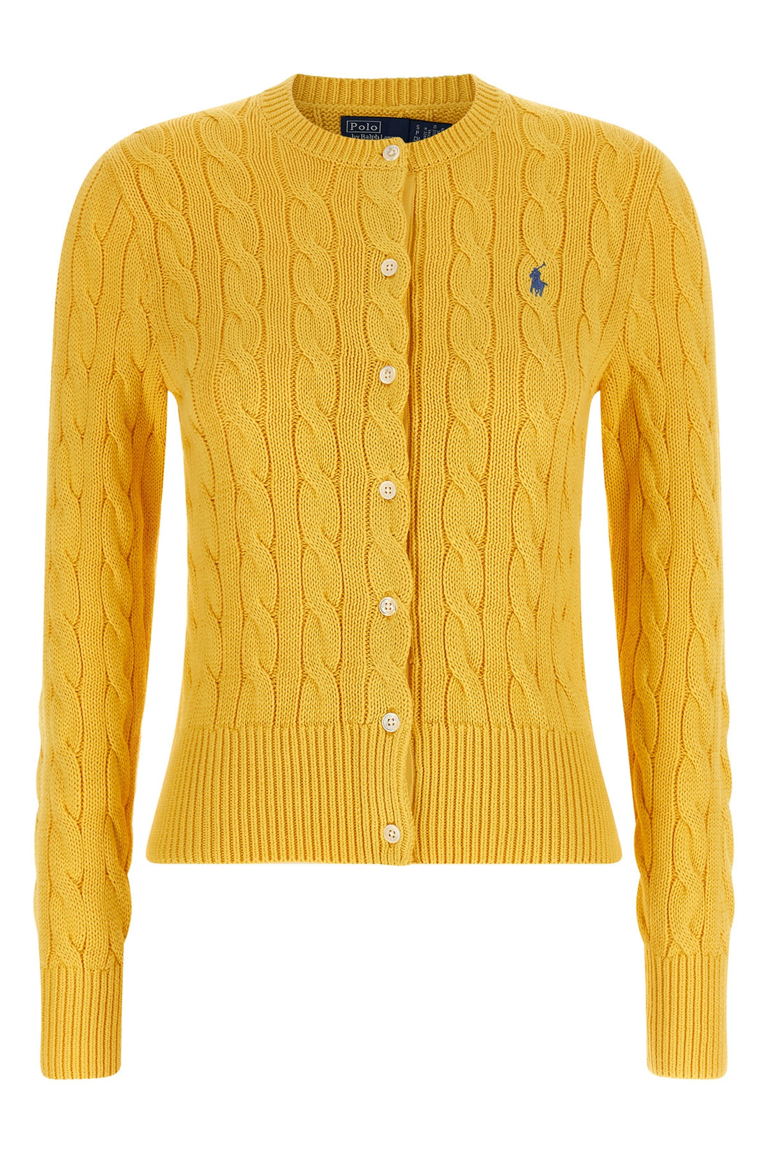 POLO RALPH LAUREN S cardigan in pure cotton braided