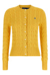 cardigan in pure cotton braided