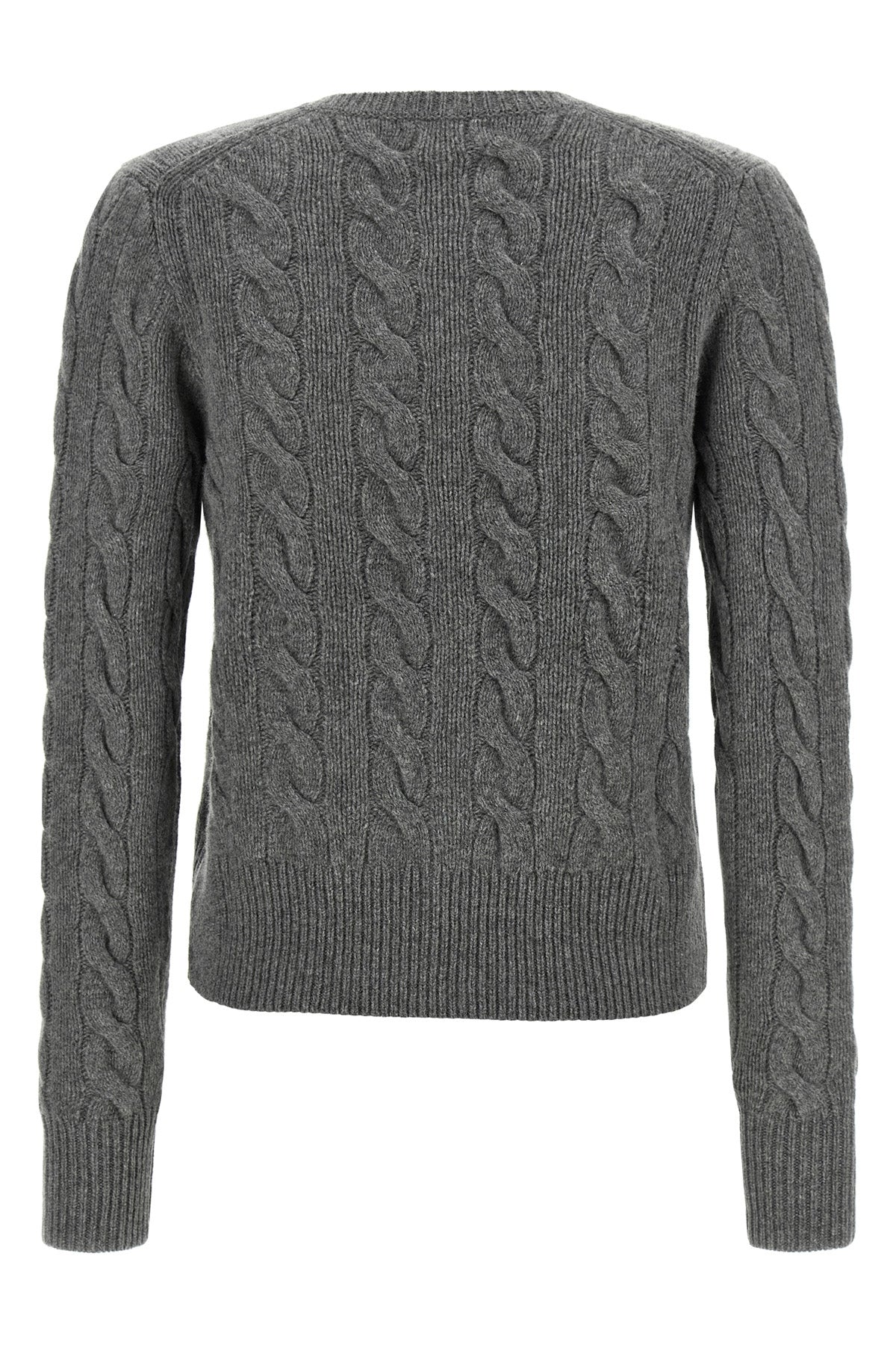 the polo ralph lauren cardigan in wool and cashmere blend embodies the essence o