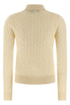 braid wool and cashmere blend polo shirt