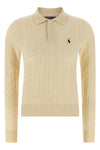 braid wool and cashmere blend polo shirt