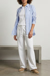 joggers in brushed cotton terrycloth