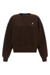 the polo ralph lauren sweatshirt is structured in a fine cotton blend