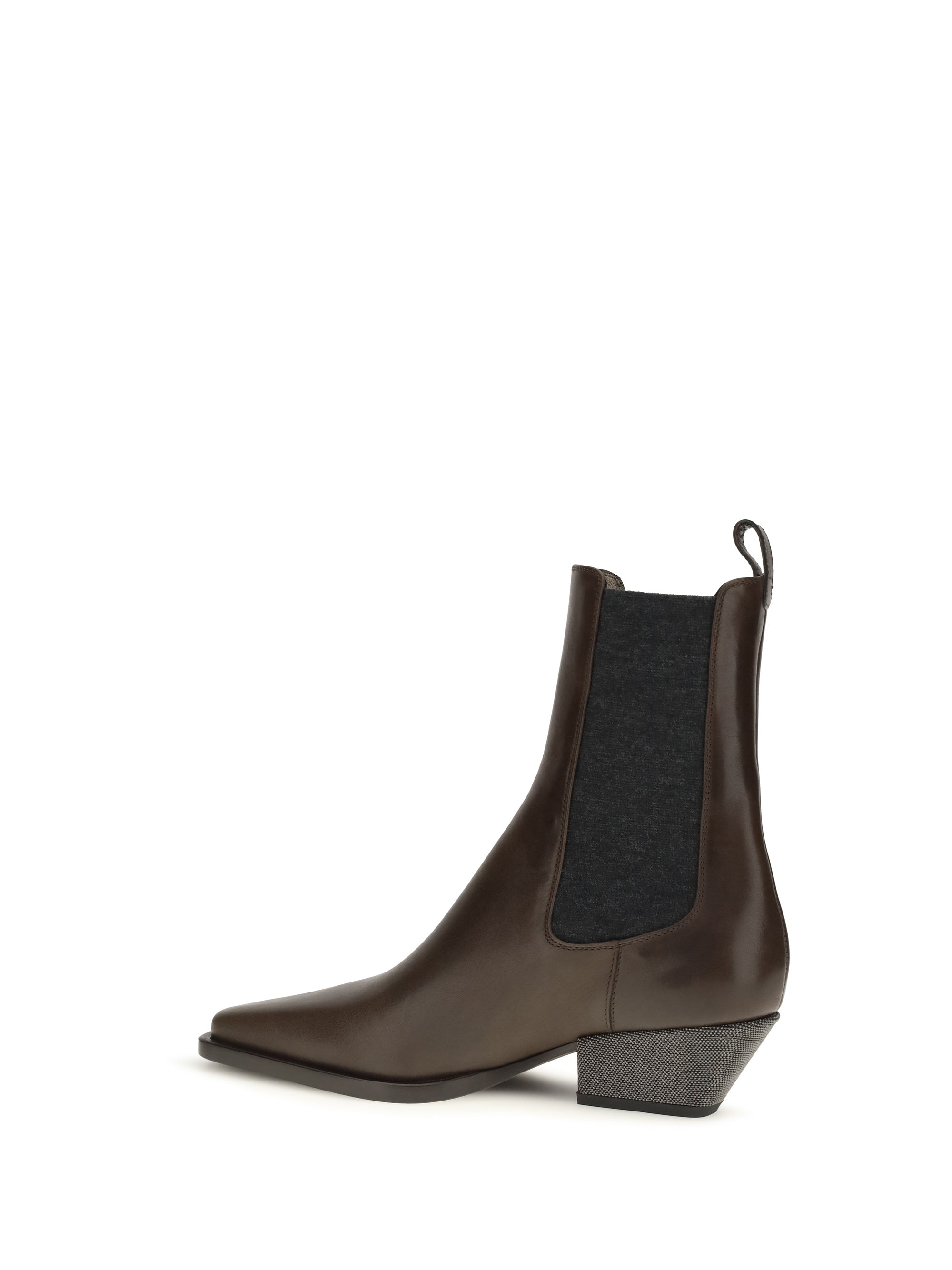 leather ankle boots
