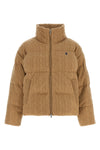 the polo ralph lauren down jacket blends the aesthetics of heritage knitwear