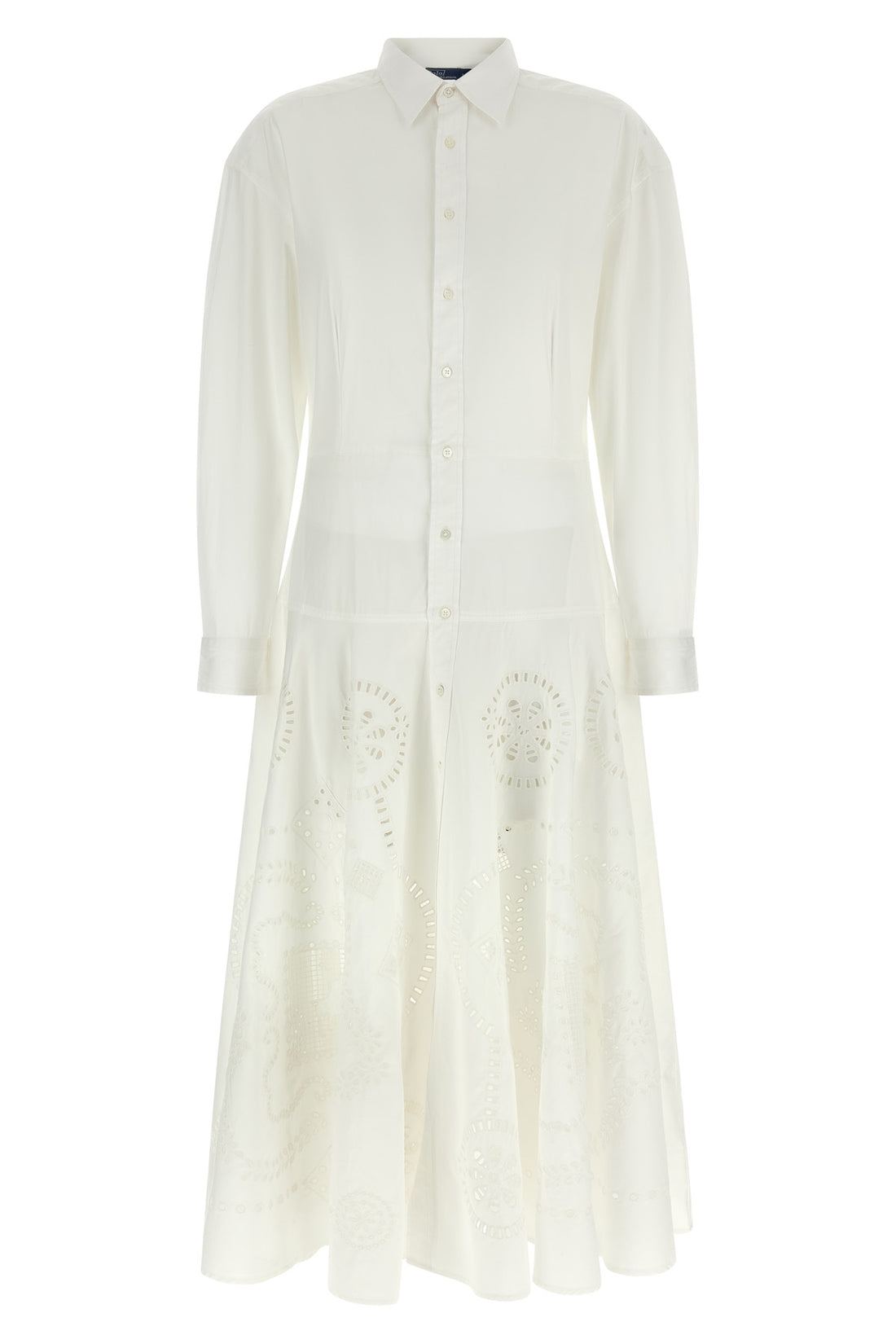 POLO RALPH LAUREN 8 cotton midi dress