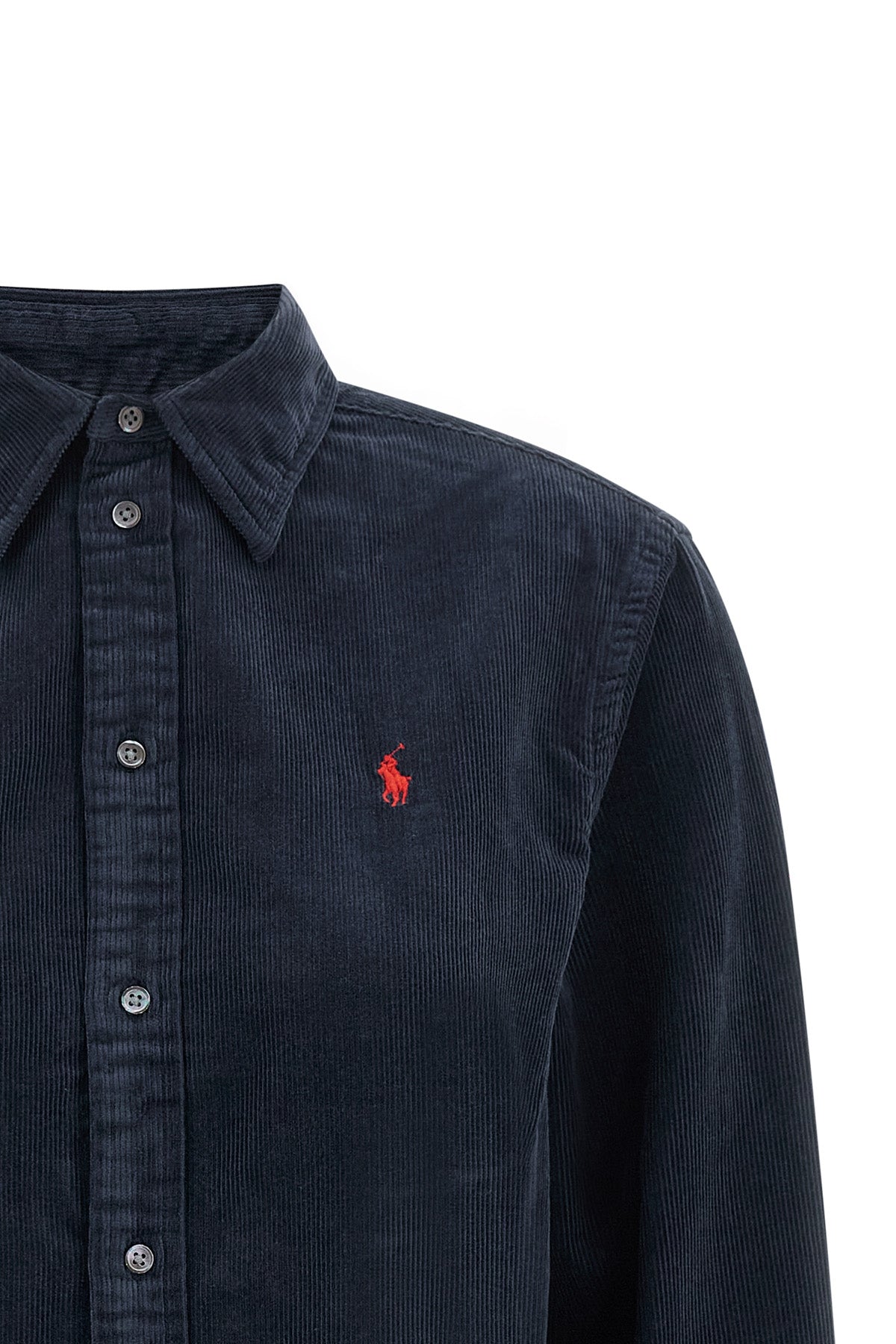the polo ralph lauren woven-sport shirt stands out for its sartorial constructio