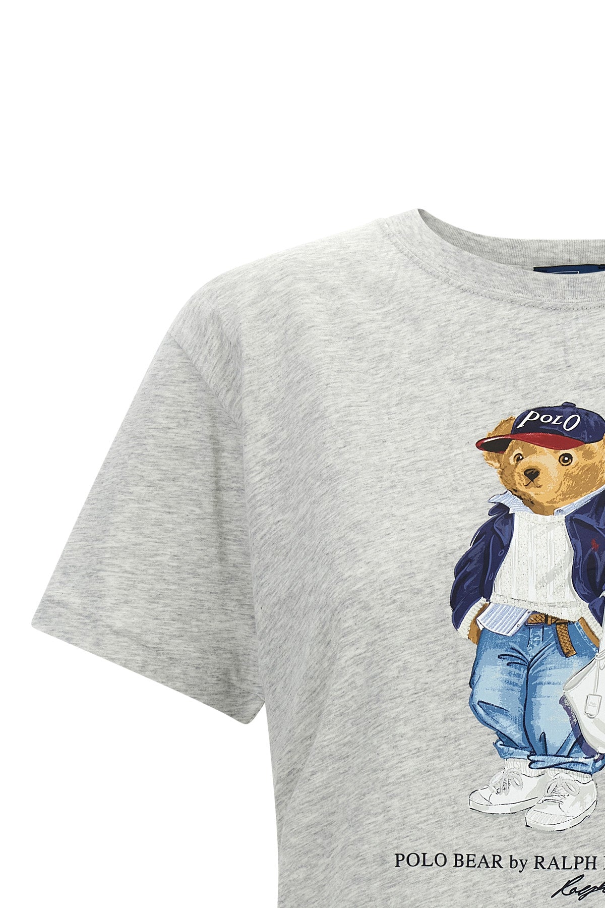 polo bear cotton jersey crew neck t-shirt