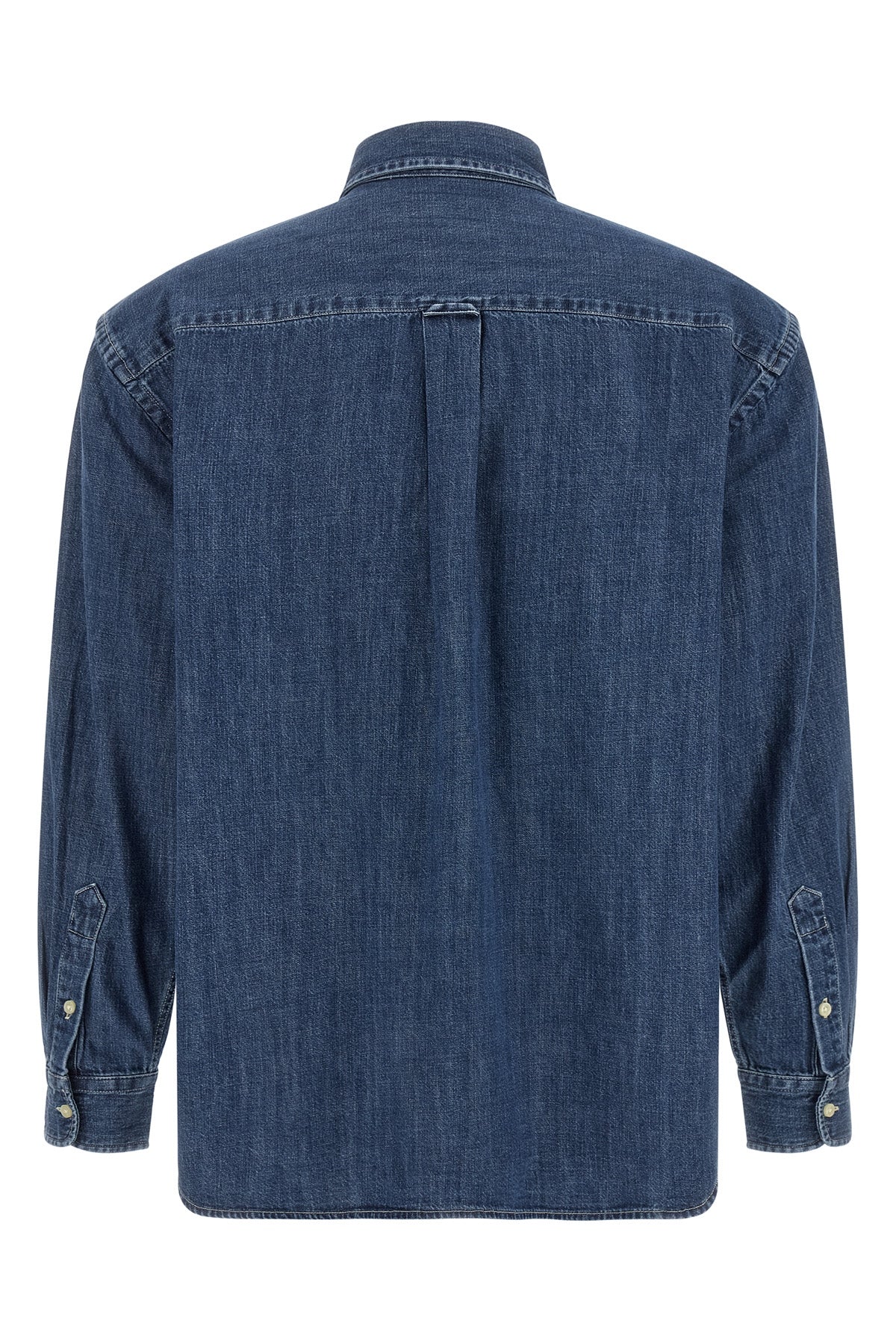the polo ralph lauren denim shirt redefines casual elegance through a masculine-