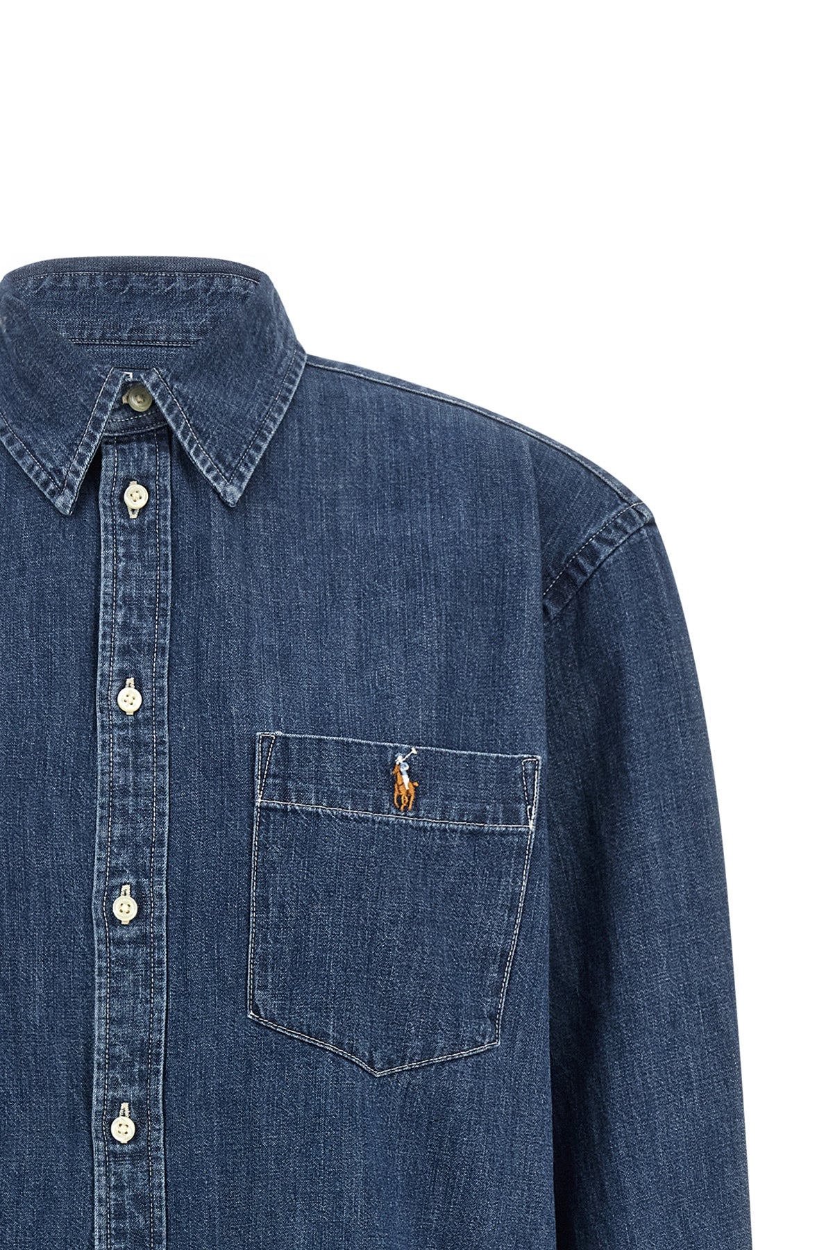 the polo ralph lauren denim shirt redefines casual elegance through a masculine-