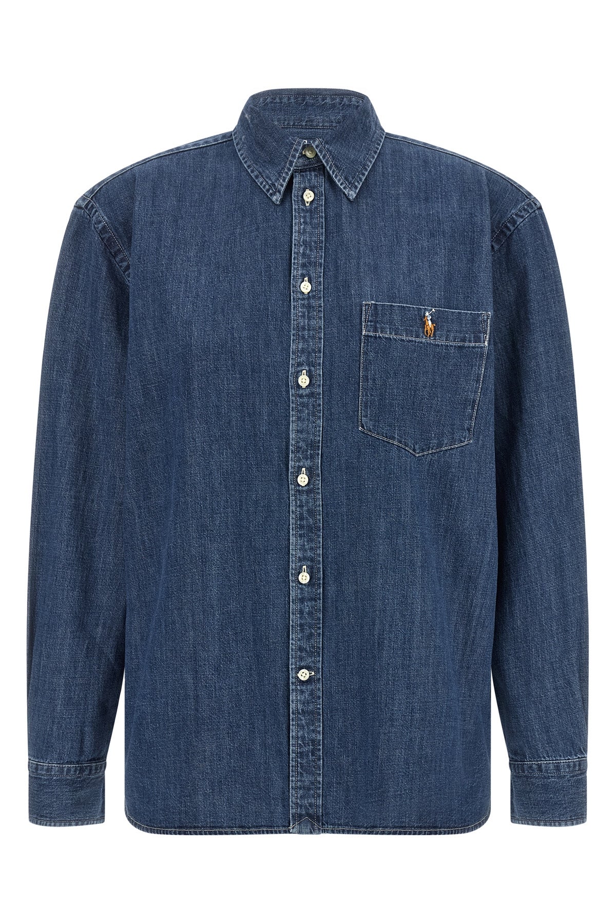 the polo ralph lauren denim shirt redefines casual elegance through a masculine-