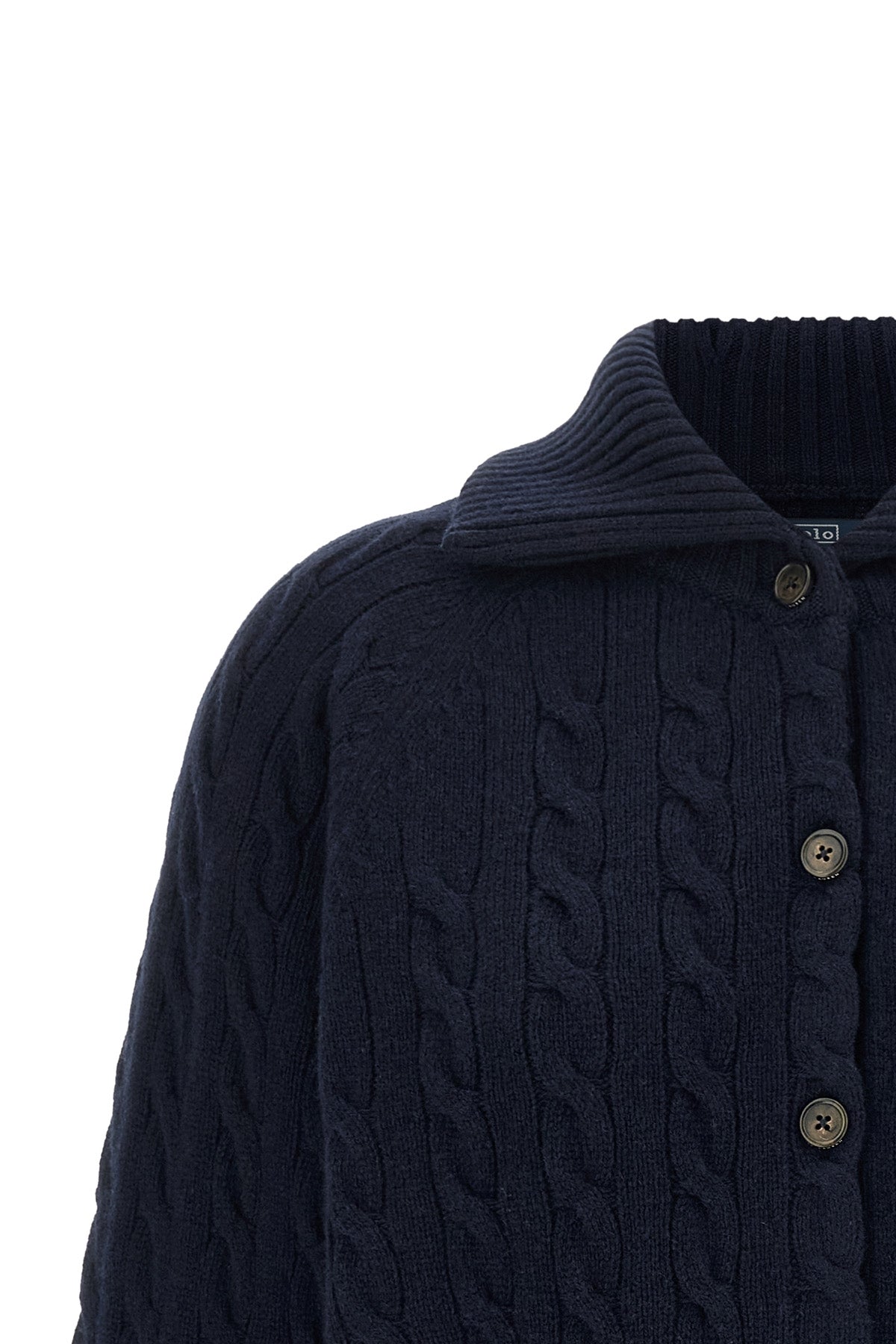 the polo ralph lauren cardigan stands out for a classic braid pattern that defin