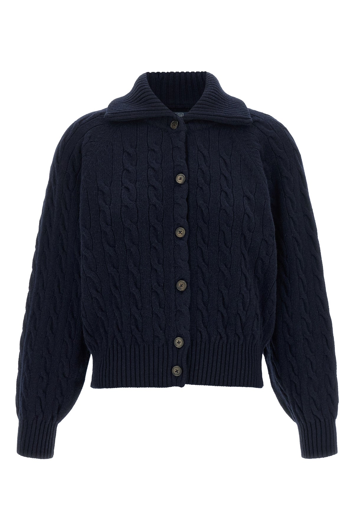 the polo ralph lauren cardigan stands out for a classic braid pattern that defin