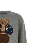 the polo ralph lauren polo bear crew neck sweater is made of a fine wool and cas