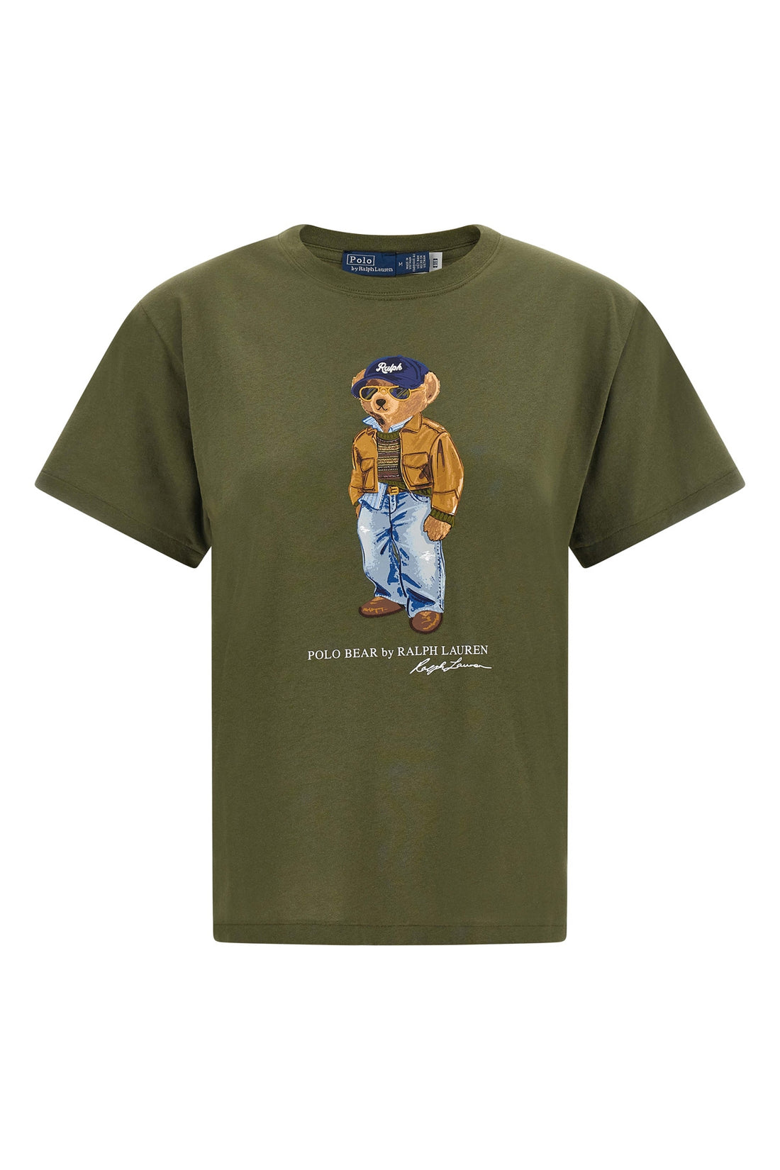POLO RALPH LAUREN M the polo ralph lauren pure cotton jersey t-shirt features an essential construct