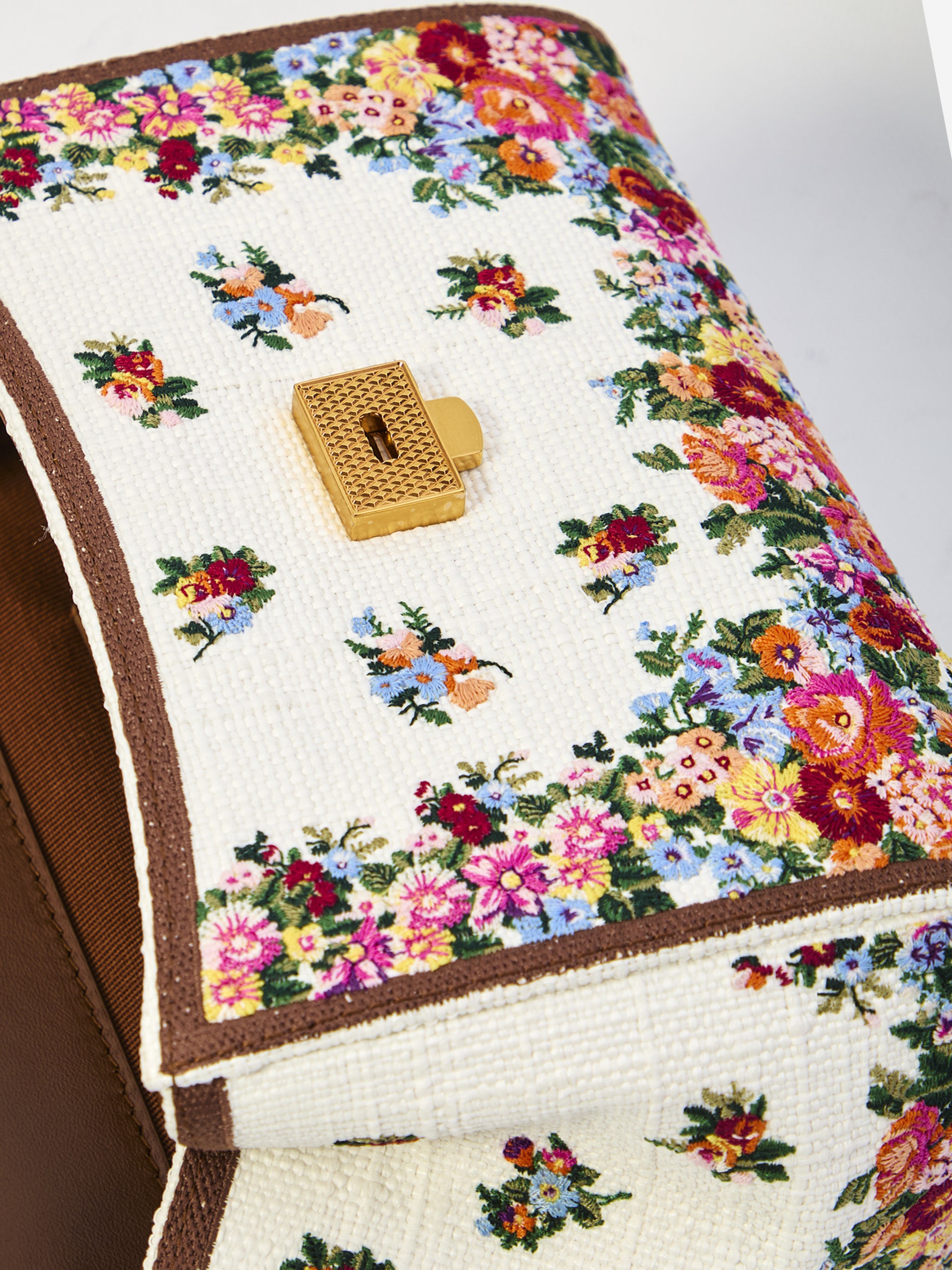 embroidered sicily bag medium
