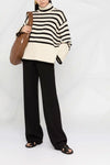 signature stripe wool sweater