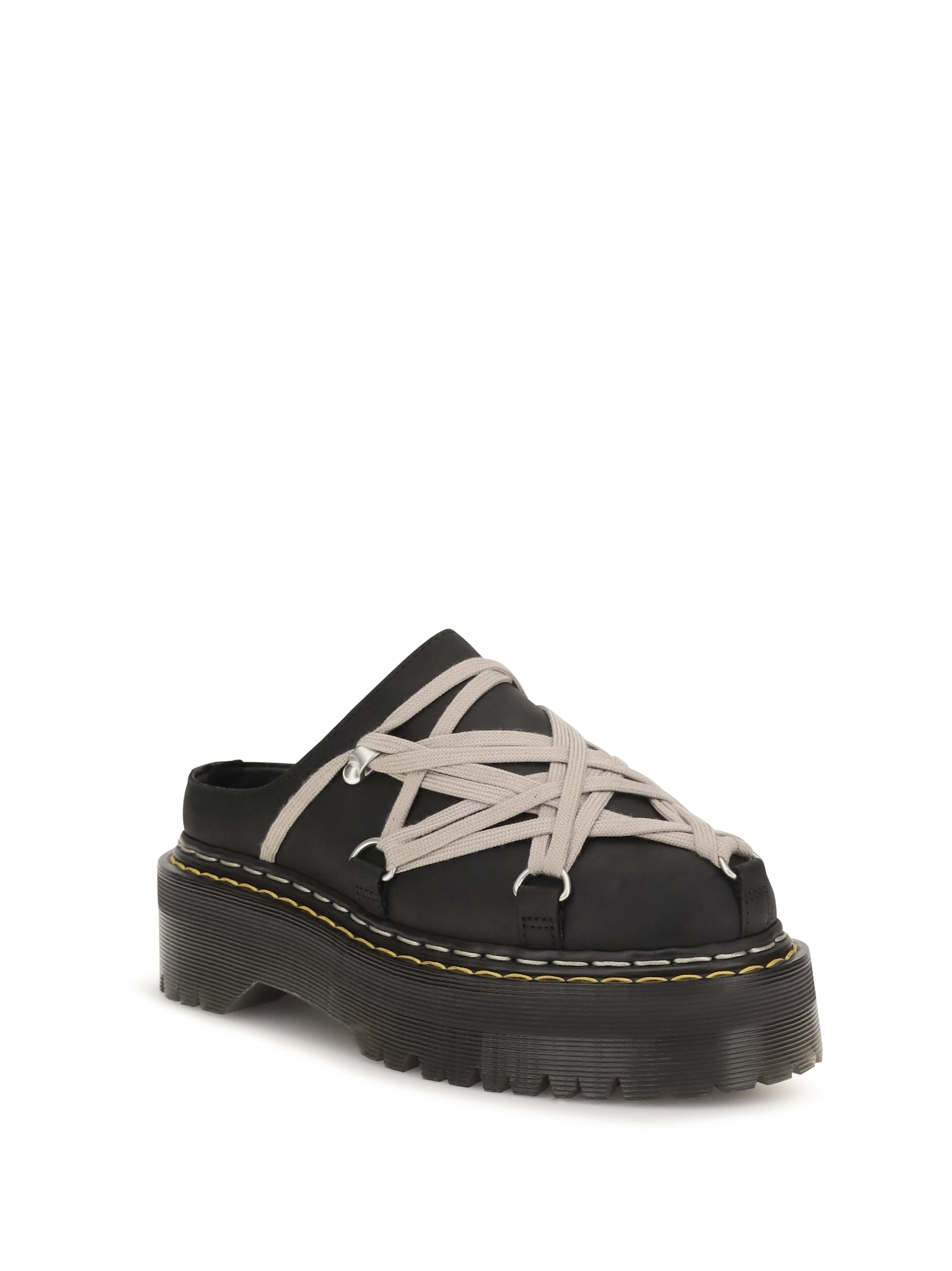 quad sole megalace mules