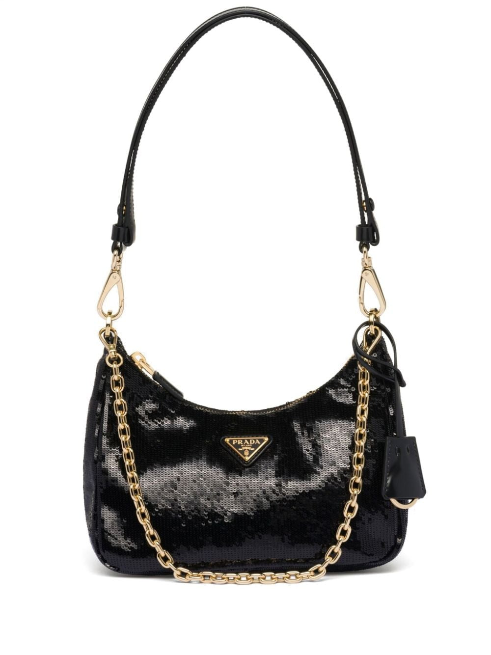 Re-Edition Chain Sequin Shoulder Bag