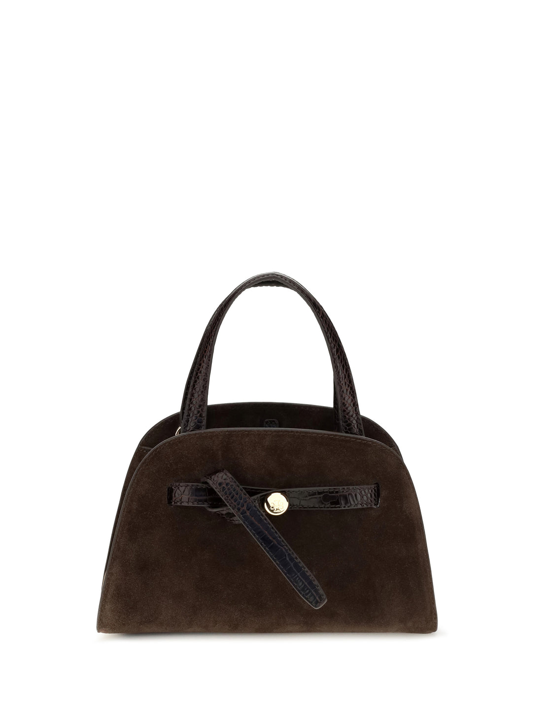 TORY BURCH OS romy suede small bauletto