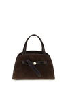 romy suede small bauletto